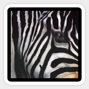 Zebra Sticker